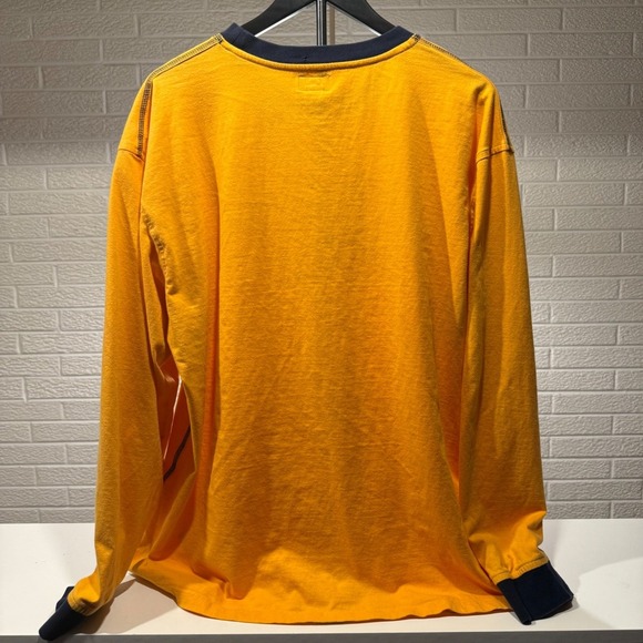 U.S. Polo Assn. Long Sleeve Shirt 1890 Department Athletics Gold Cotton 2XL - Picture 3 of 5